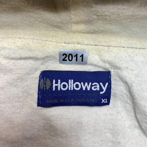 VINTAGE Kutztown University Jacket Mens XL Red Yellow Track Lined Pullover 90s - Picture 7 of 12